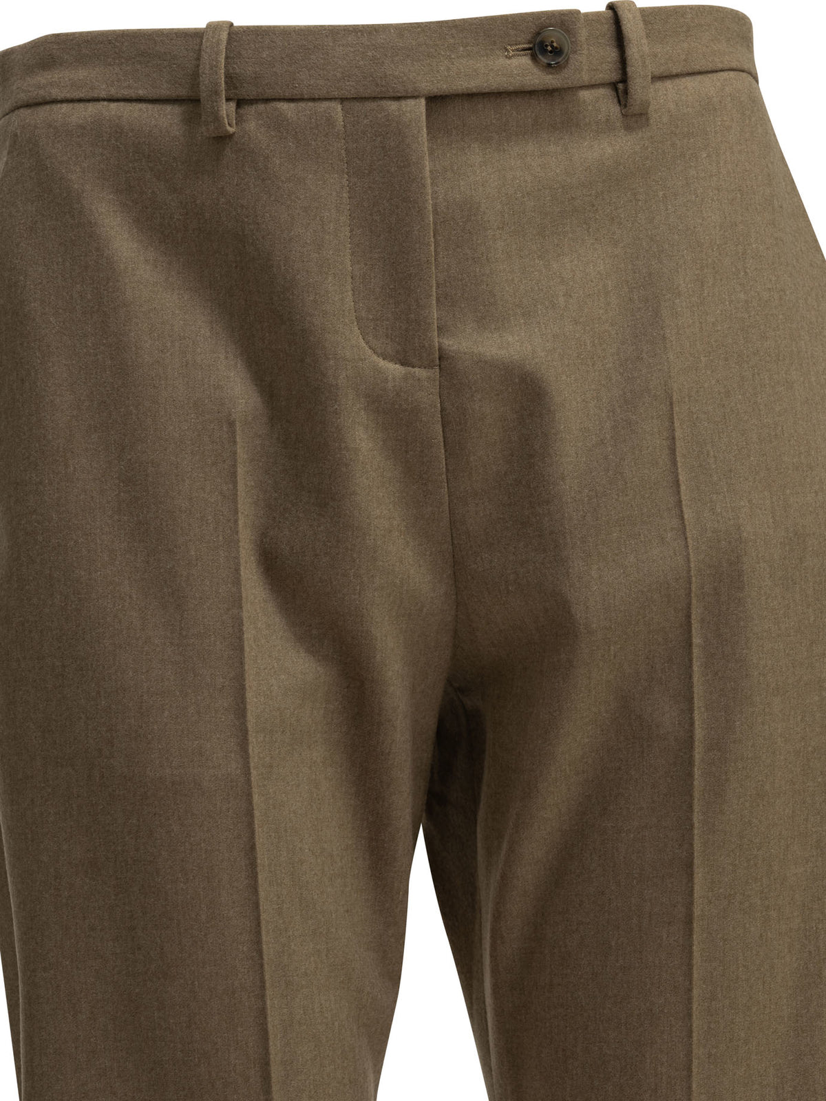 Khaite "Hunter" Tailored Pants - Beige