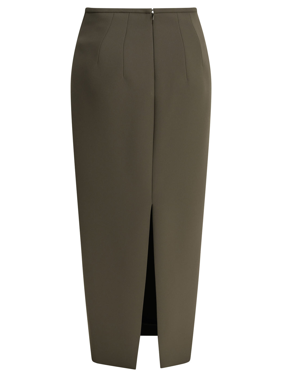 Khaite "Winton" Long Skirt - Brown