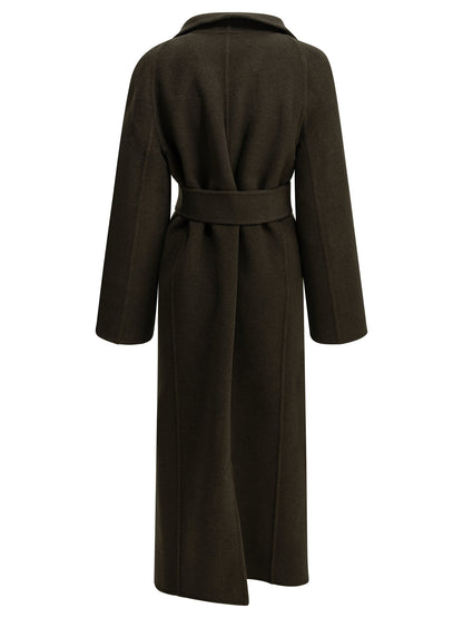 Khaite "Romare" Long Coat - Green