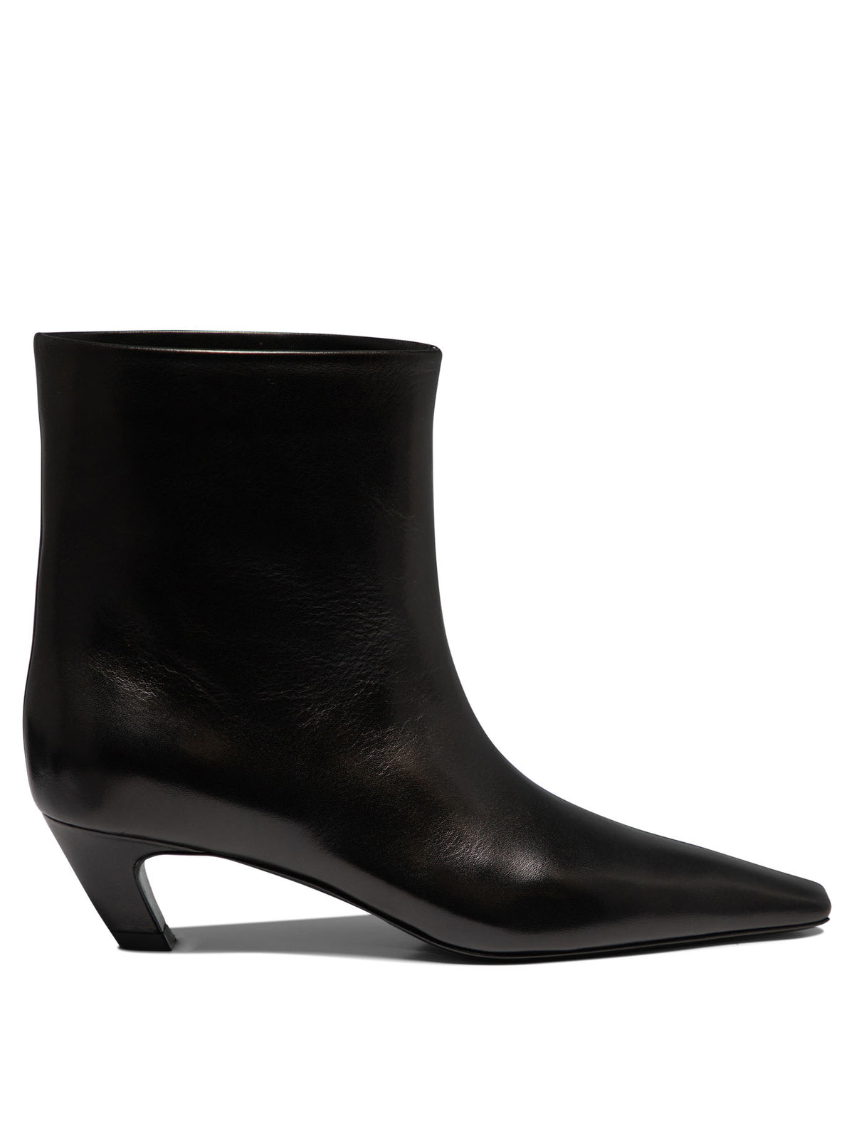 Khaite "Arizona" Pull-On Ankle Boots - Black
