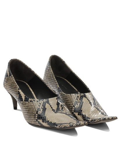 Khaite "Marlene 50MM" Pumps - Brown