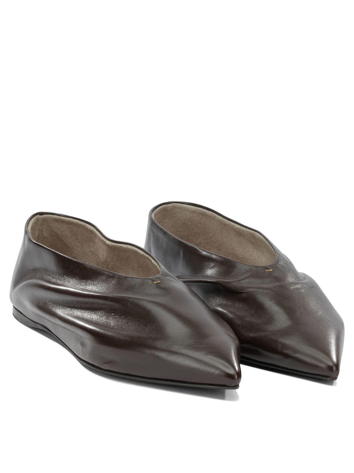 Khaite "Miriam" Classic ballet flats - Brown