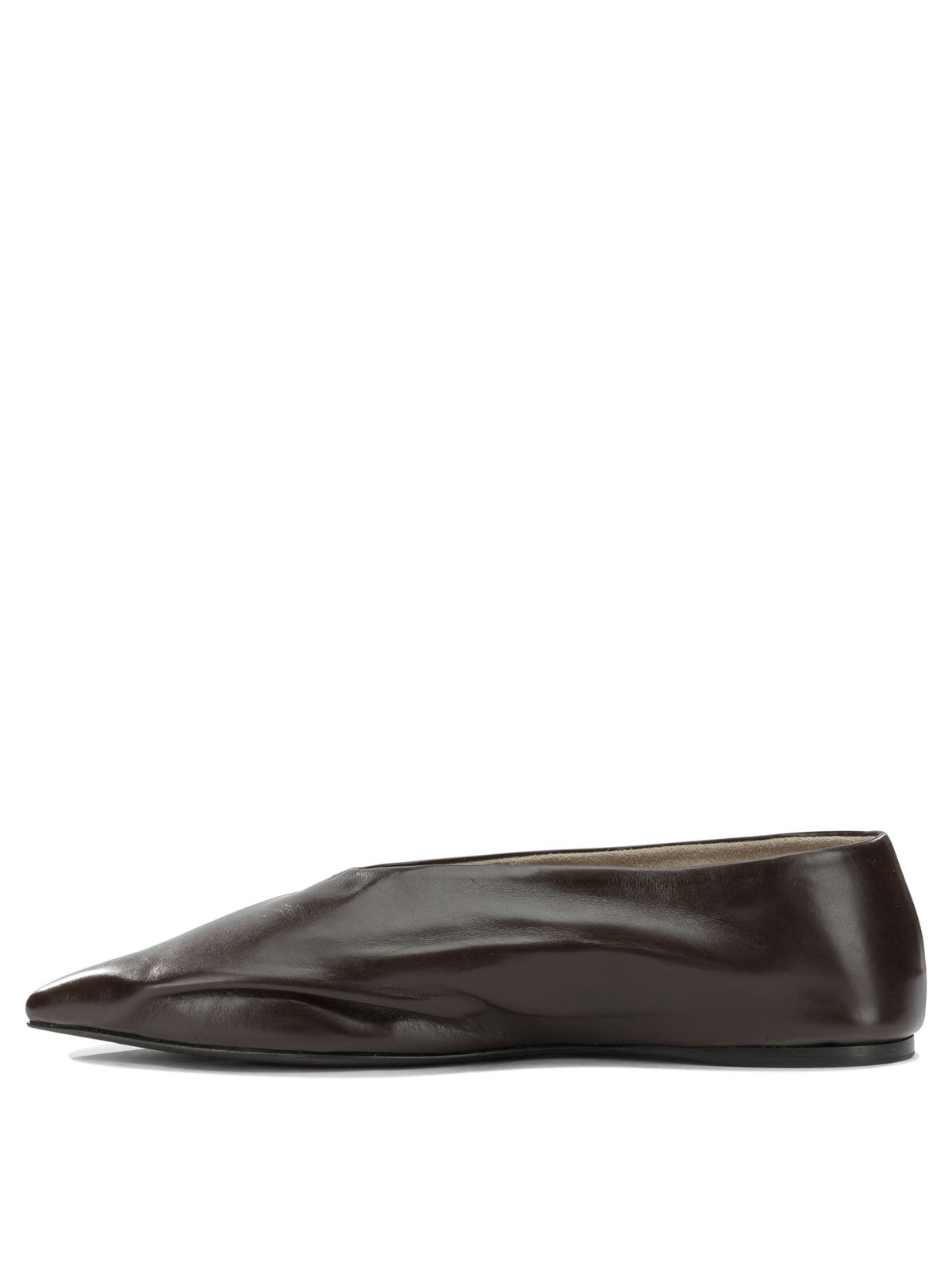 Khaite "Miriam" Classic ballet flats - Brown