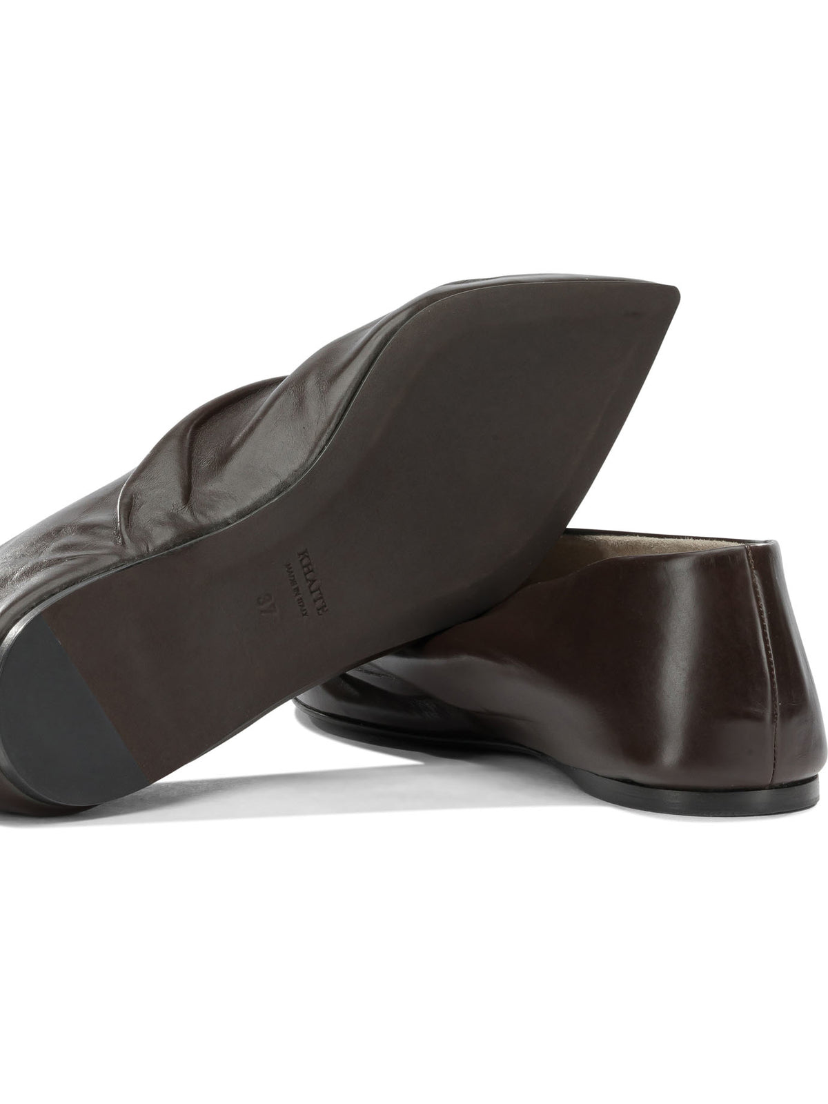 Khaite "Miriam" Classic ballet flats - Brown