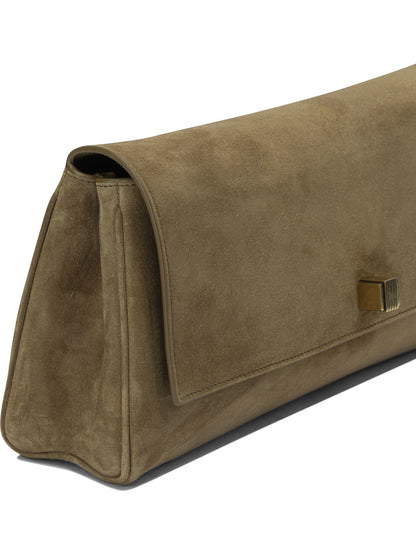 Khaite "Audrey" Clutch - Brown