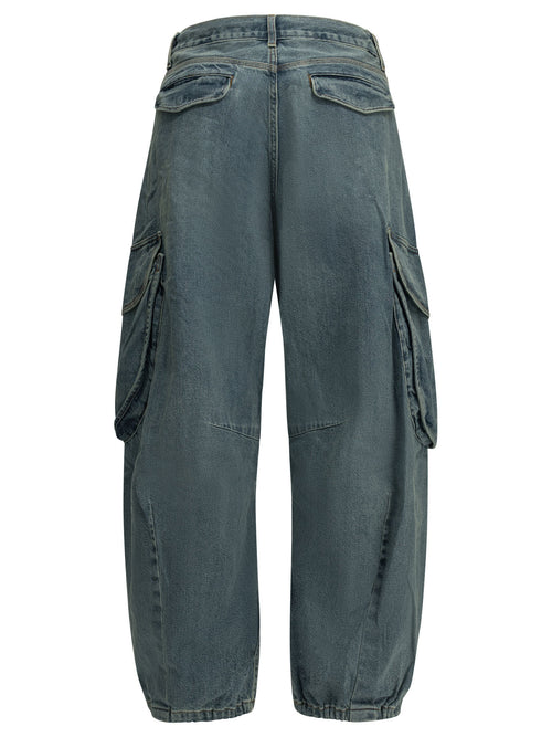 Levi's "Cargo" Wide-Leg Jeans - Light Blue