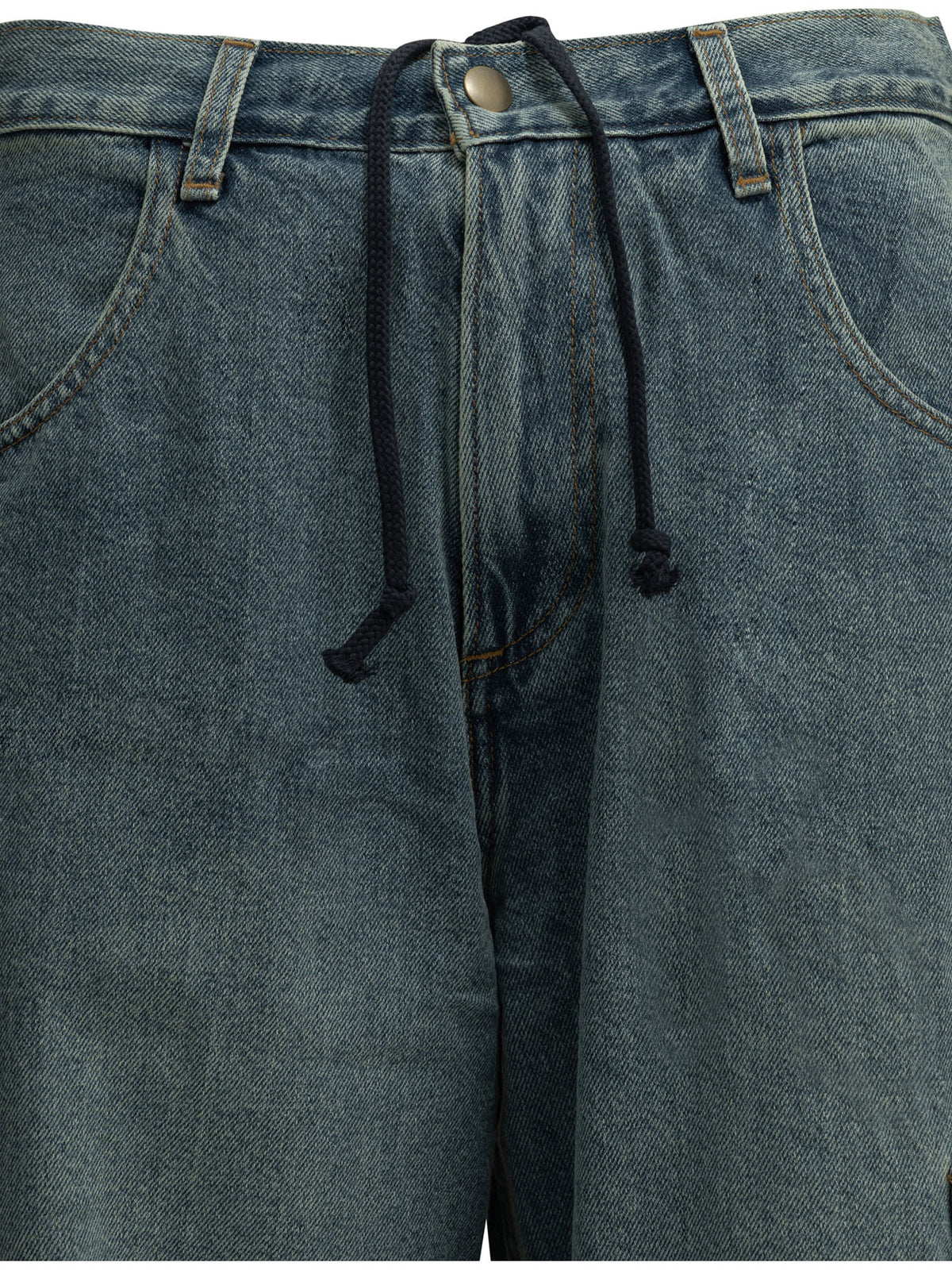Levi's "Cargo" Wide-Leg Jeans - Light Blue