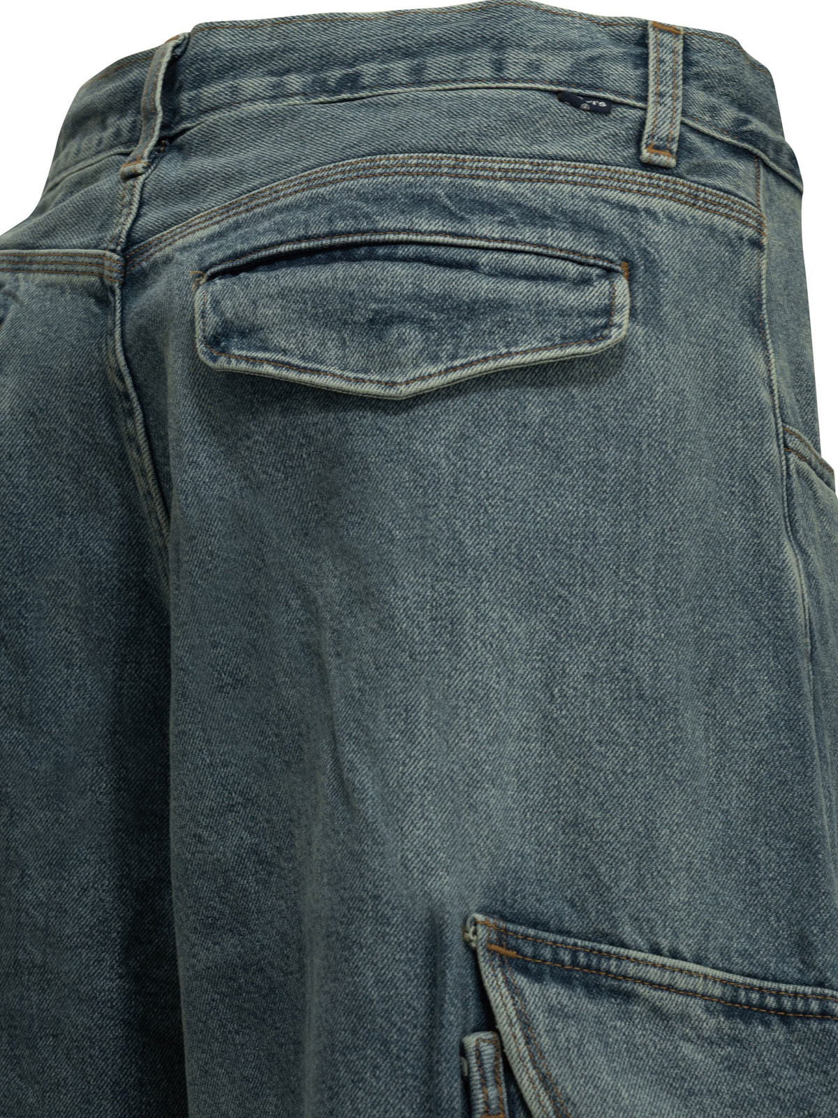 Levi's "Cargo" Wide-Leg Jeans - Light Blue