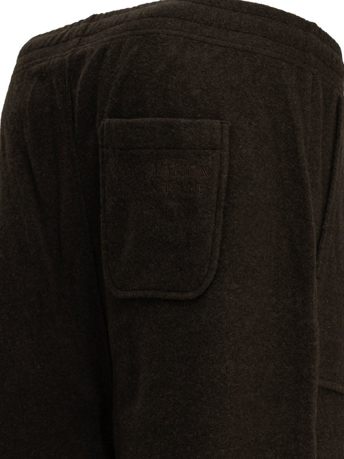 Maison Kitsuné Casual fleece pants - Brown
