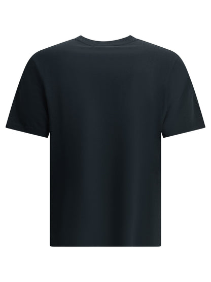 Maison Kitsuné "Red Fox" Crew-Neck T-Shirt - Blue