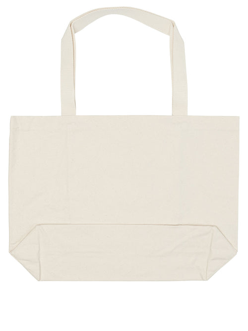 Maison Kitsuné "Weekend Fox" Large Shoulder Bag - Beige