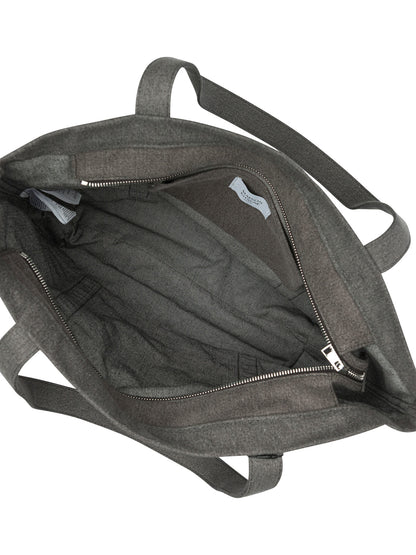 Maison Kitsuné "Profile Fox" Large Shoulder Bag - Black