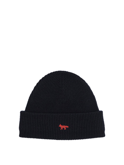 Maison Kitsuné "Profile Fox" Beanie - Blue