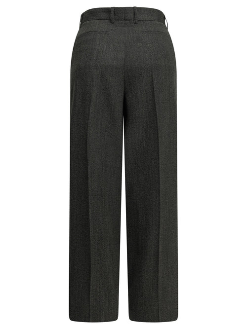 Maison Kitsuné Tailored pants made of wool blend - Grey
