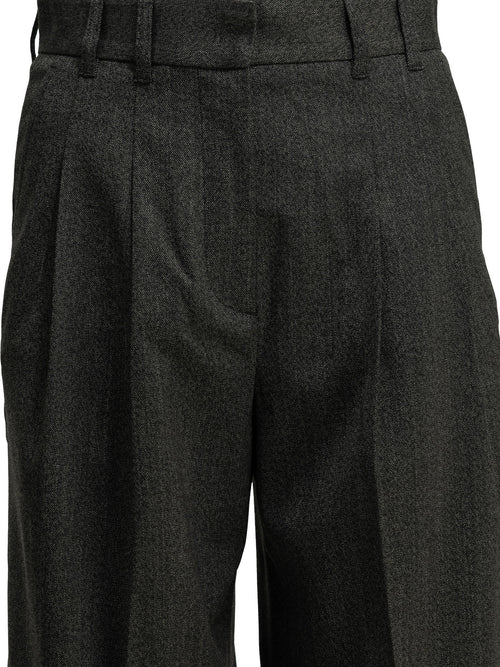 Maison Kitsuné Tailored pants made of wool blend - Grey
