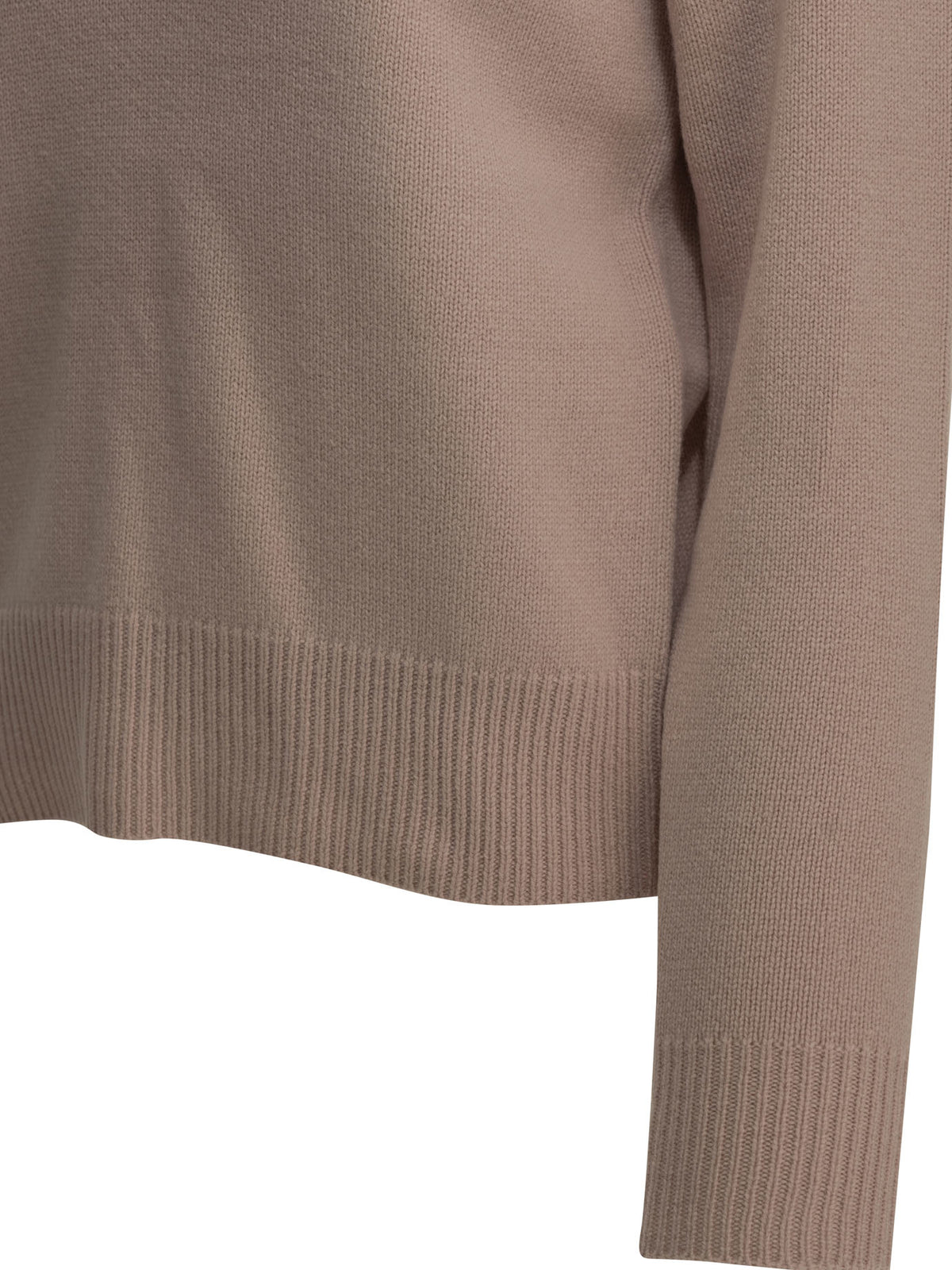 Maison Kitsuné "Fox Head" Crew-Neck Sweater - Pink