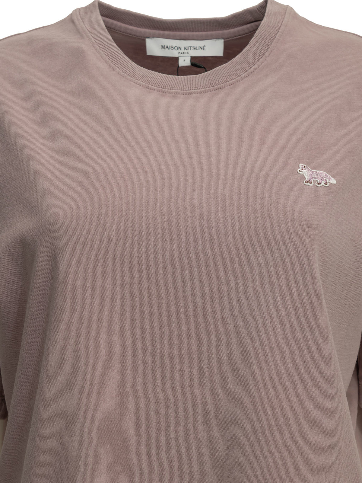 Maison Kitsuné "Baby Fox" Crew-Neck T-Shirt - Purple