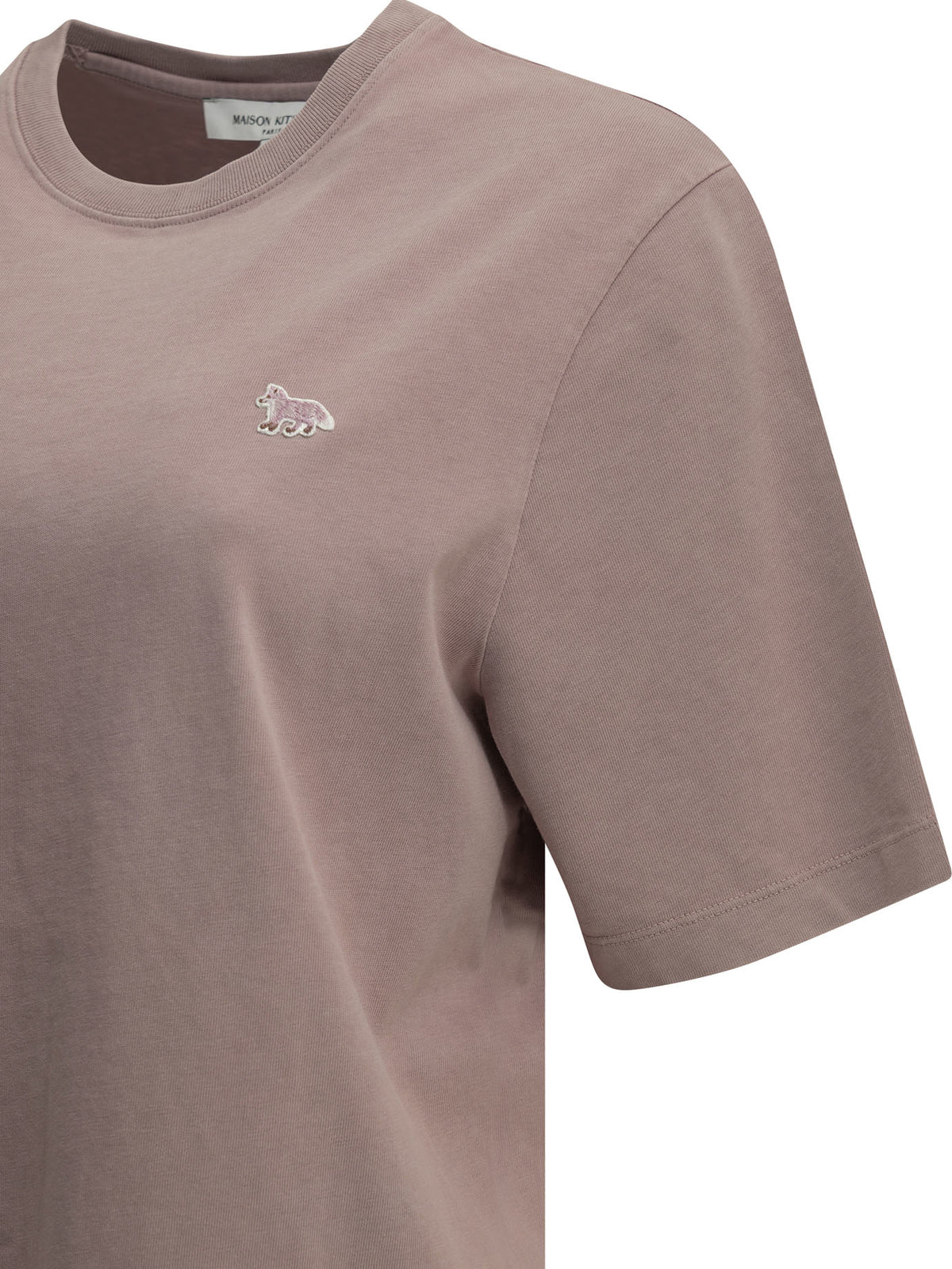 Maison Kitsuné "Baby Fox" Crew-Neck T-Shirt - Purple