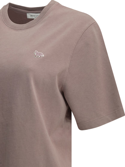 Maison Kitsuné "Baby Fox" Crew-Neck T-Shirt - Purple