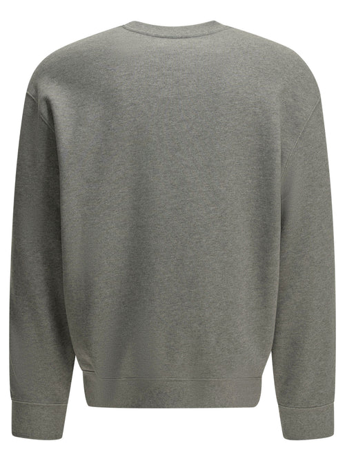 Maison Kitsuné "Fox Head" Crew Neck Sweatshirt - Grey