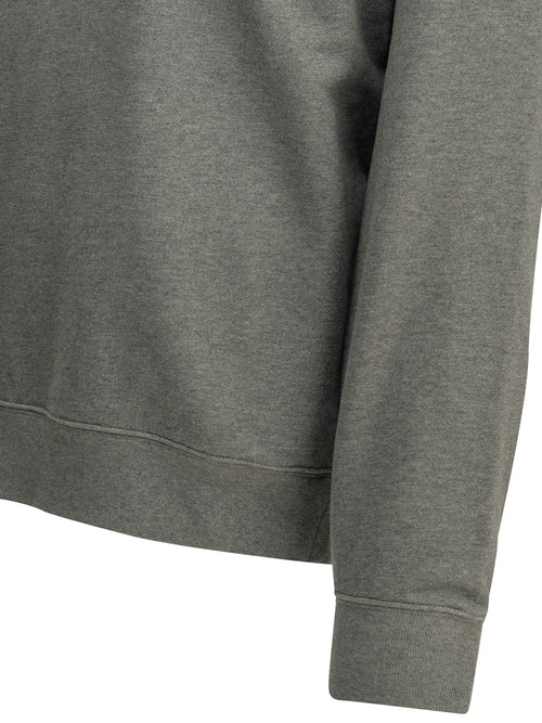 Maison Kitsuné "Fox Head" Crew Neck Sweatshirt - Grey
