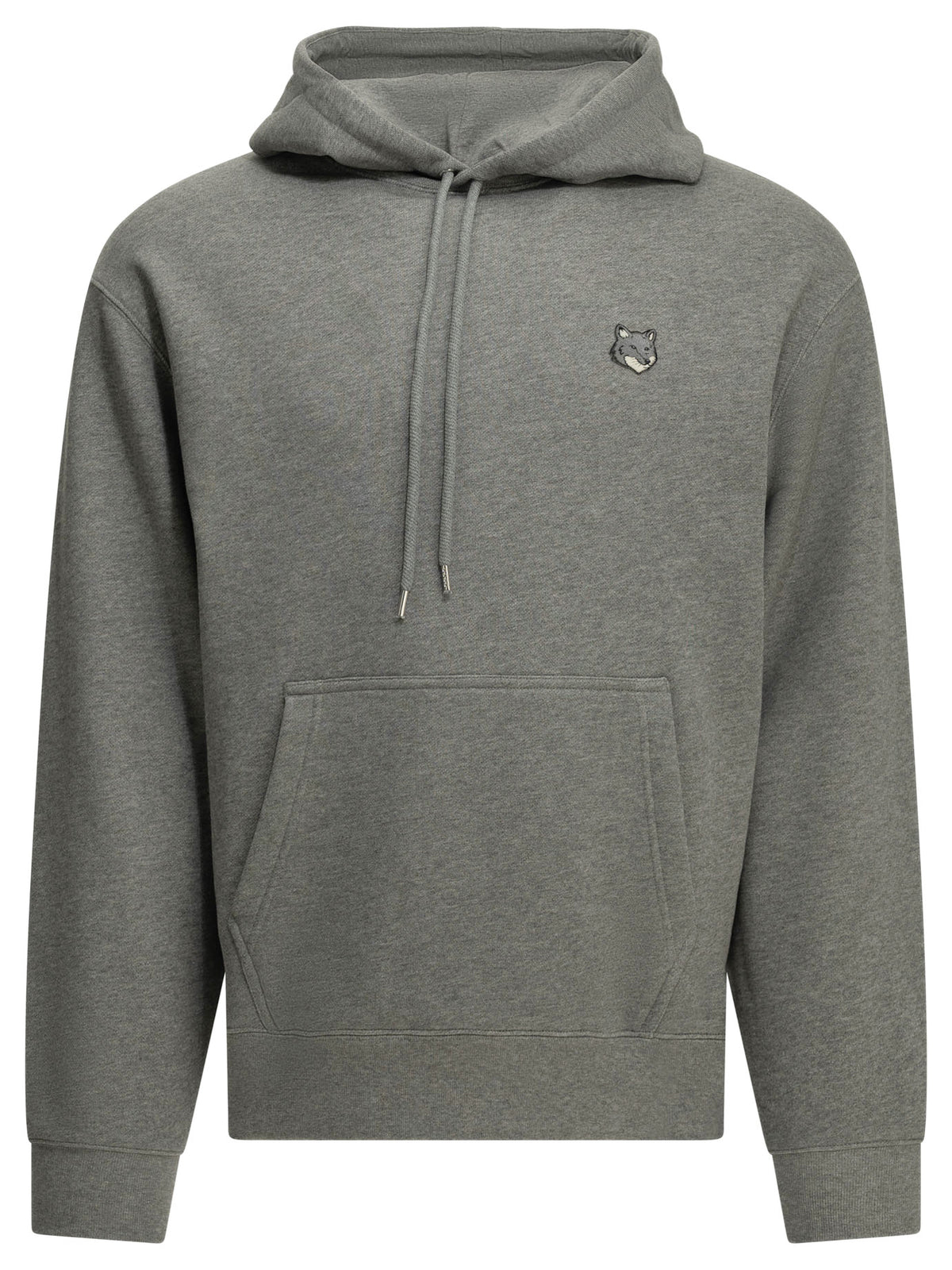 Maison Kitsuné "Fox Head" Hoodie - Grey