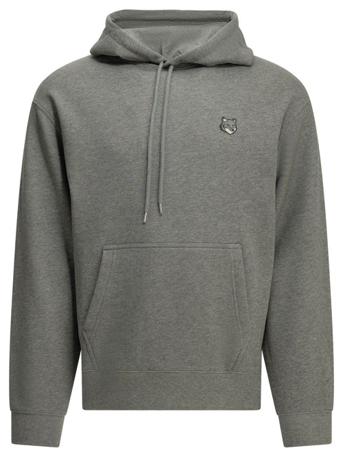 Maison Kitsuné "Fox Head" Hoodie - Grey