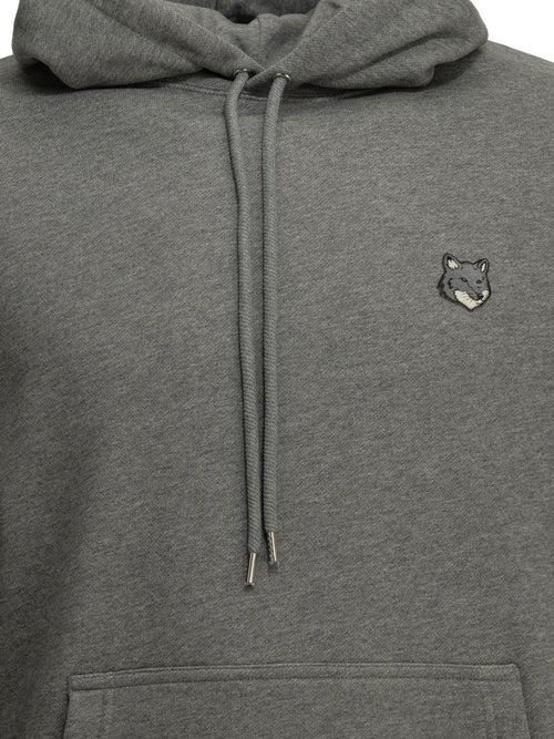 Maison Kitsuné "Fox Head" Hoodie - Grey