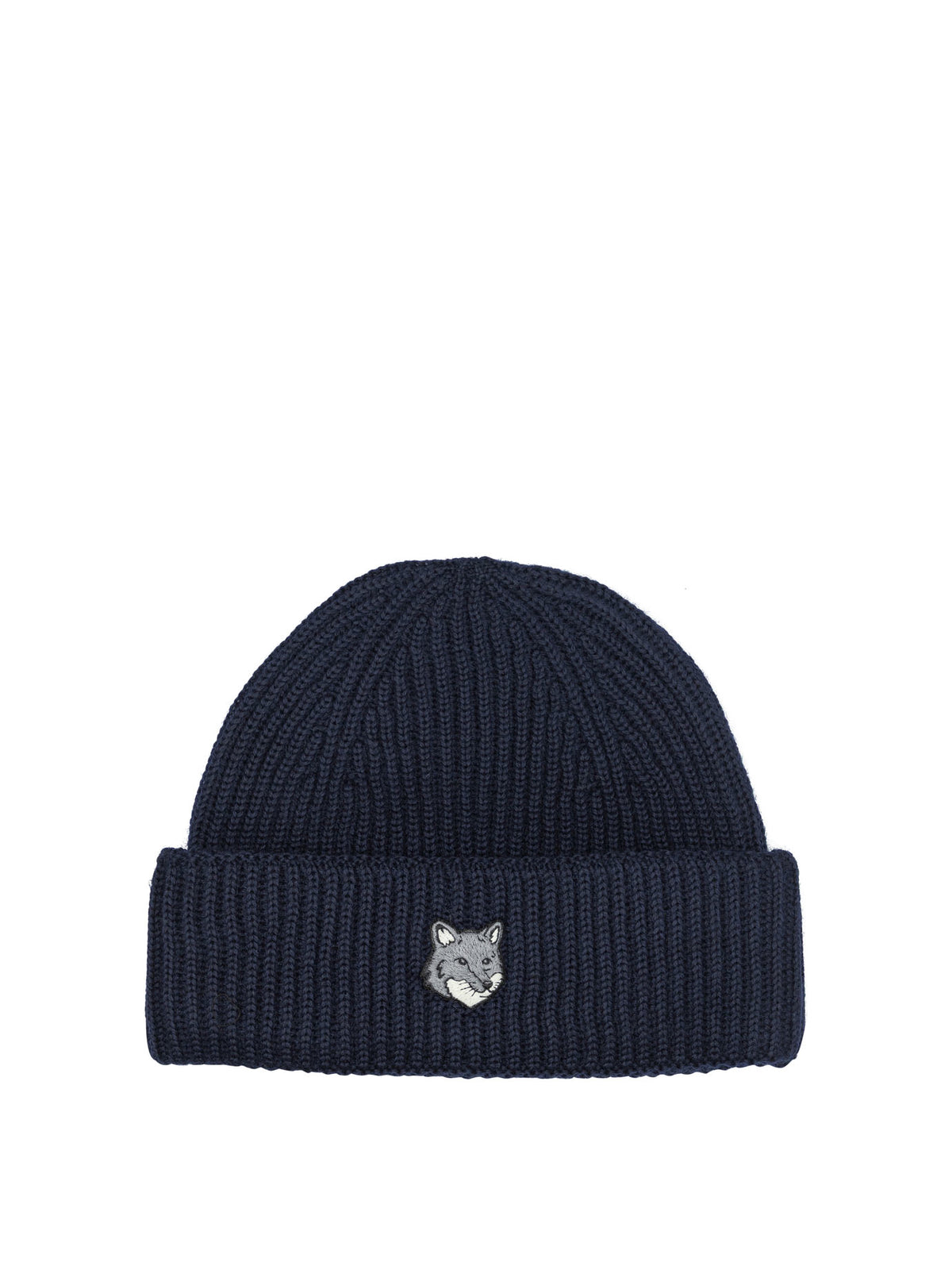 Maison Kitsuné "Fox Head" Beanie - Blue