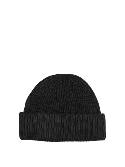 Maison Kitsuné "Fox Head" Beanie - Black