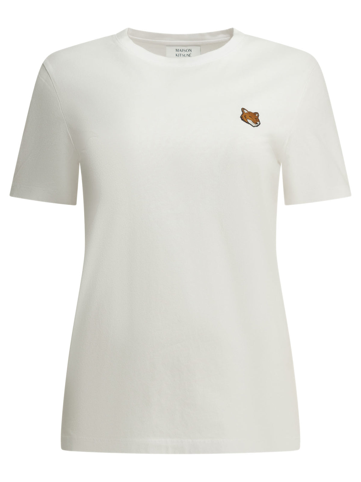Maison Kitsuné "Fox Head" Crew-Neck T-Shirt - White