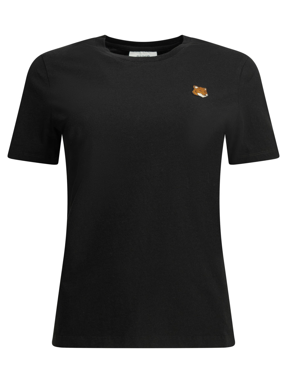 Maison Kitsuné "Fox Head" Crew-Neck T-Shirt - Black