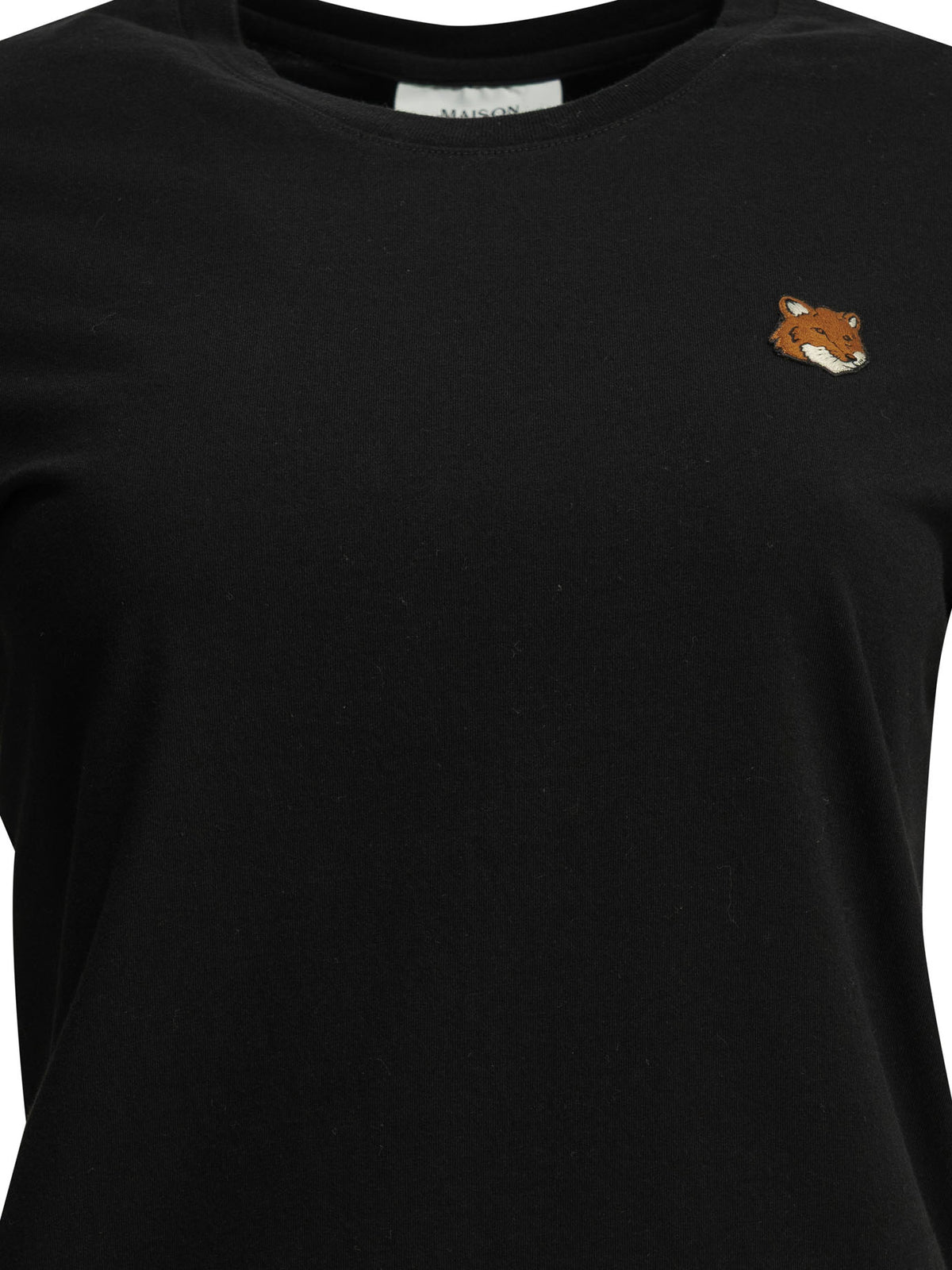 Maison Kitsuné "Fox Head" Crew-Neck T-Shirt - Black