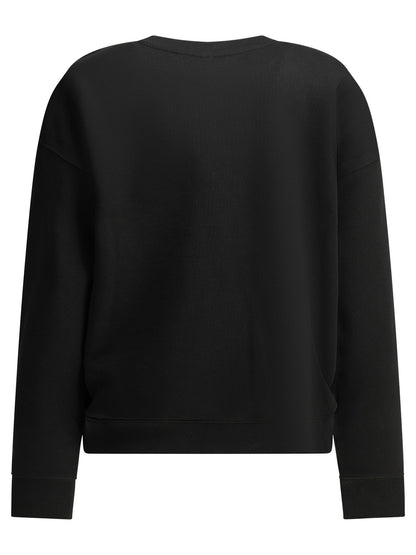 Maison Kitsuné "Baby Fox" Crew-Neck Sweatshirt - Black