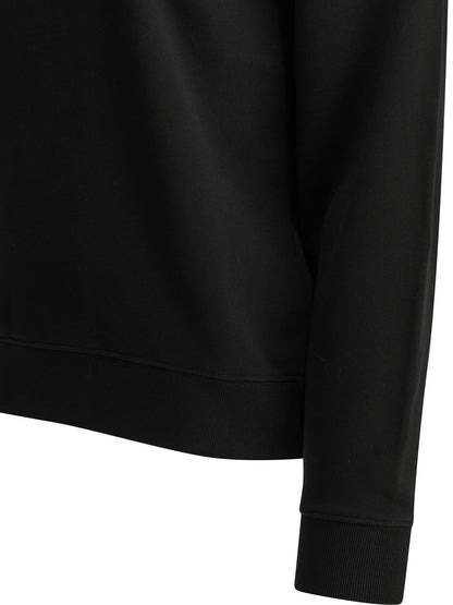 Maison Kitsuné "Baby Fox" Crew-Neck Sweatshirt - Black