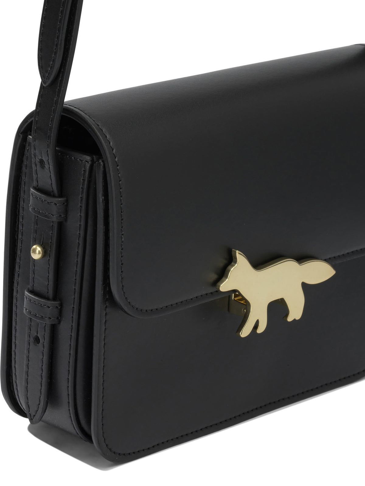 Maison Kitsuné "Edie" Small Croosbody Bag - Black