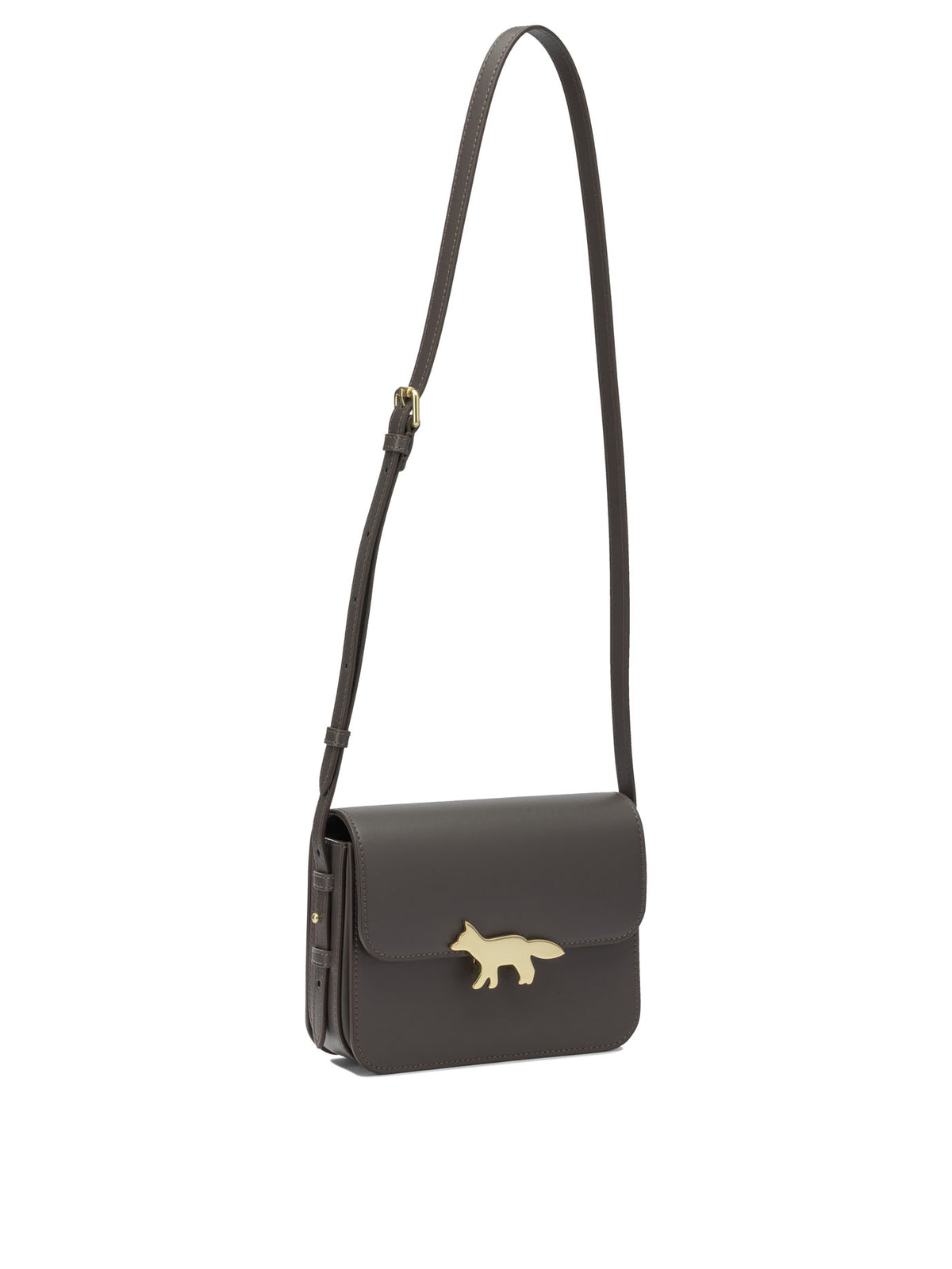 Maison Kitsuné "Edie" Small Croosbody Bag - Brown