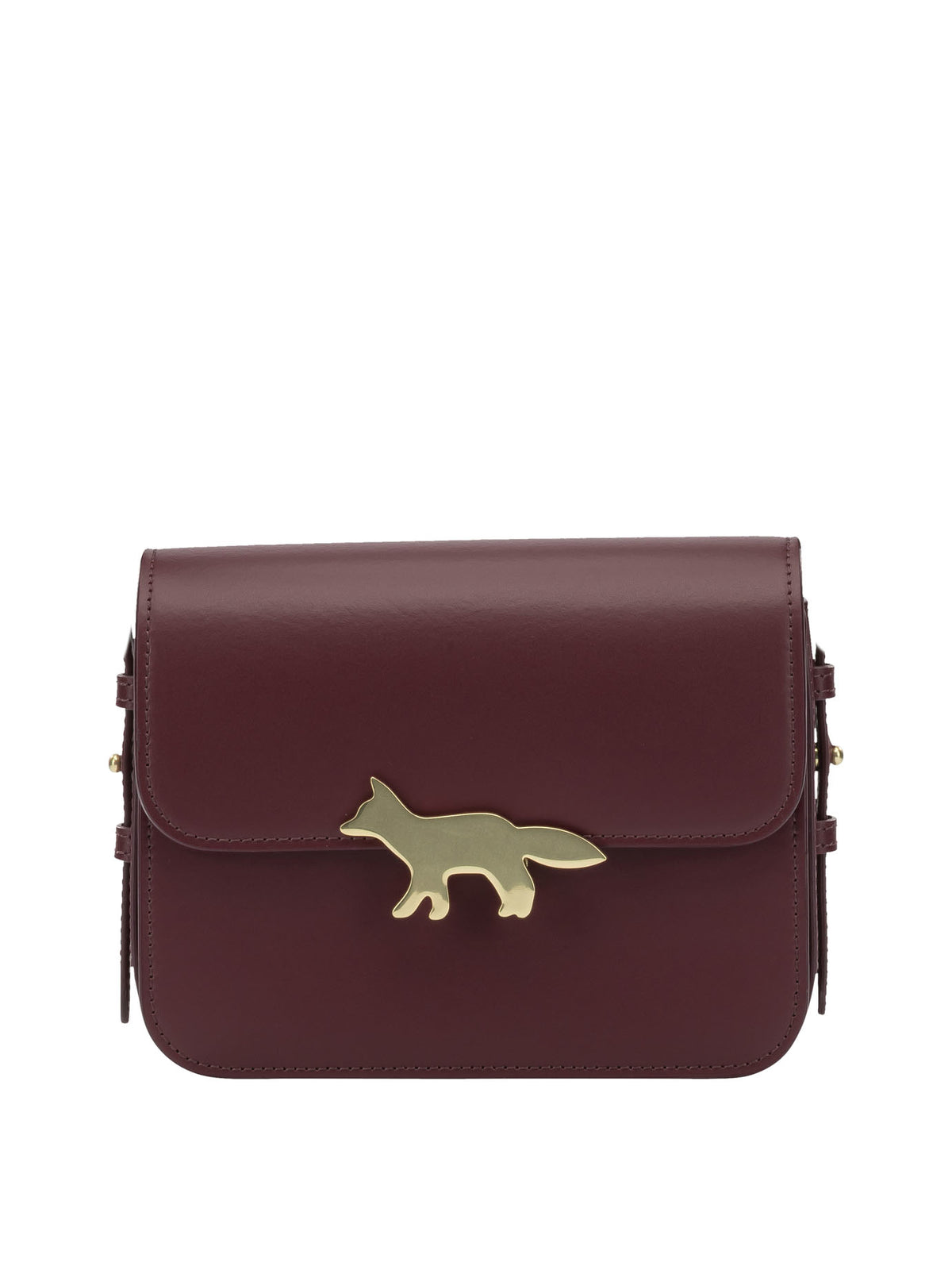 Maison Kitsuné "Edie" Small Croosbody Bag - Burgundy