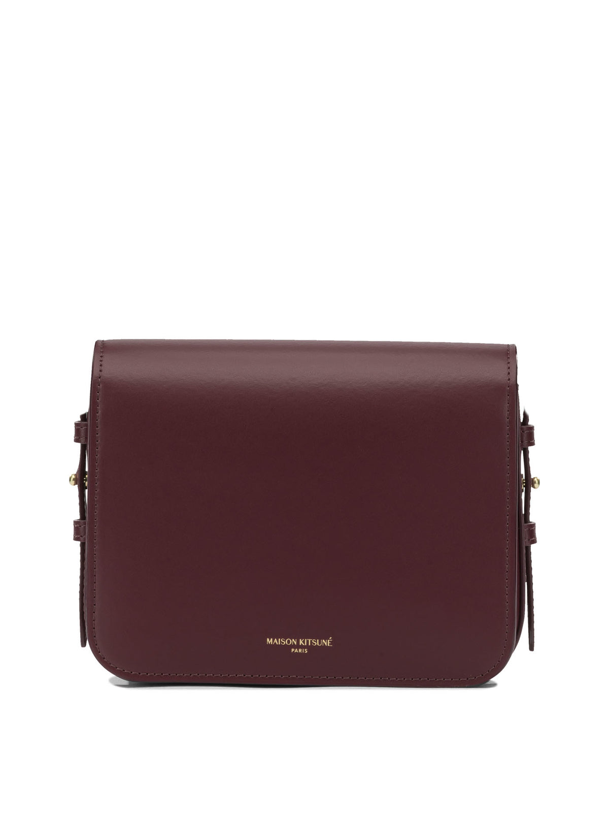 Maison Kitsuné "Edie" Small Croosbody Bag - Burgundy