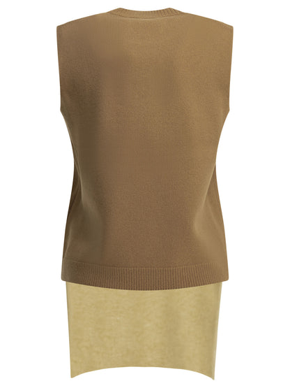 Maison Margiela Virgin Wool Vest - Beige