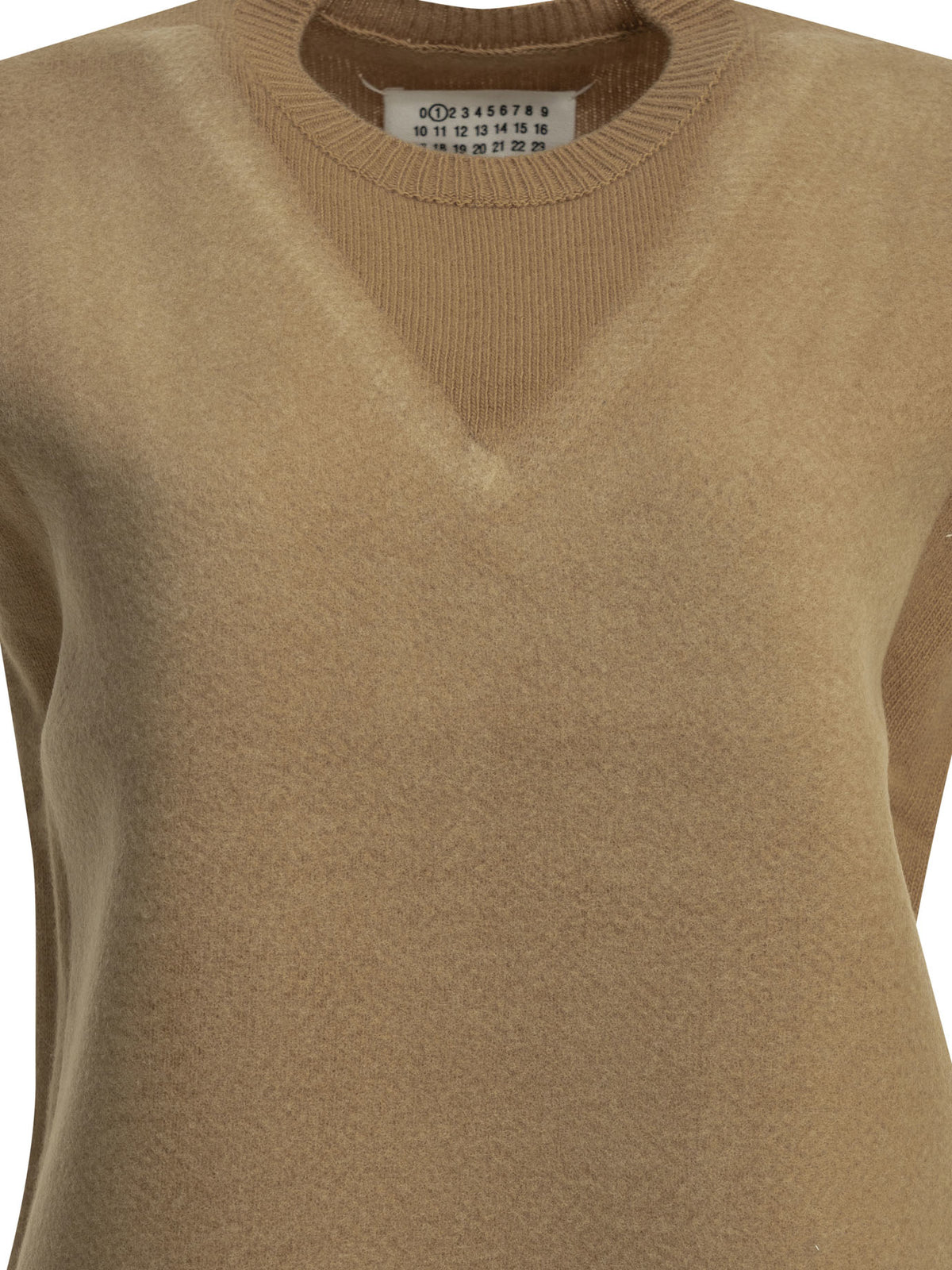 Maison Margiela Virgin Wool Vest - Beige