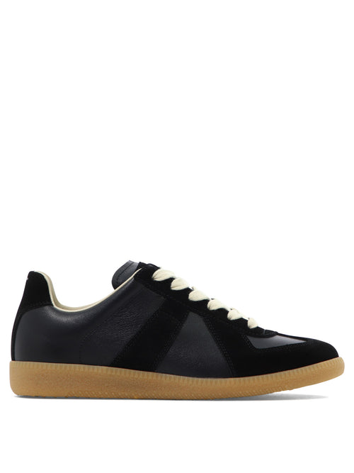 Maison Margiela "Replica" Low-Top Sneakers - Black