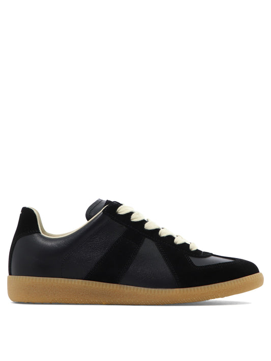 Maison Margiela "Replica" Low-Top Sneakers - Black