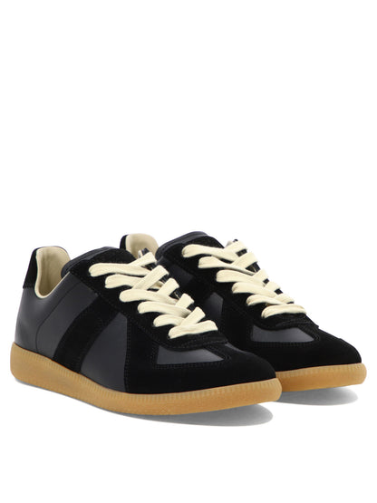 Maison Margiela "Replica" Low-Top Sneakers - Black