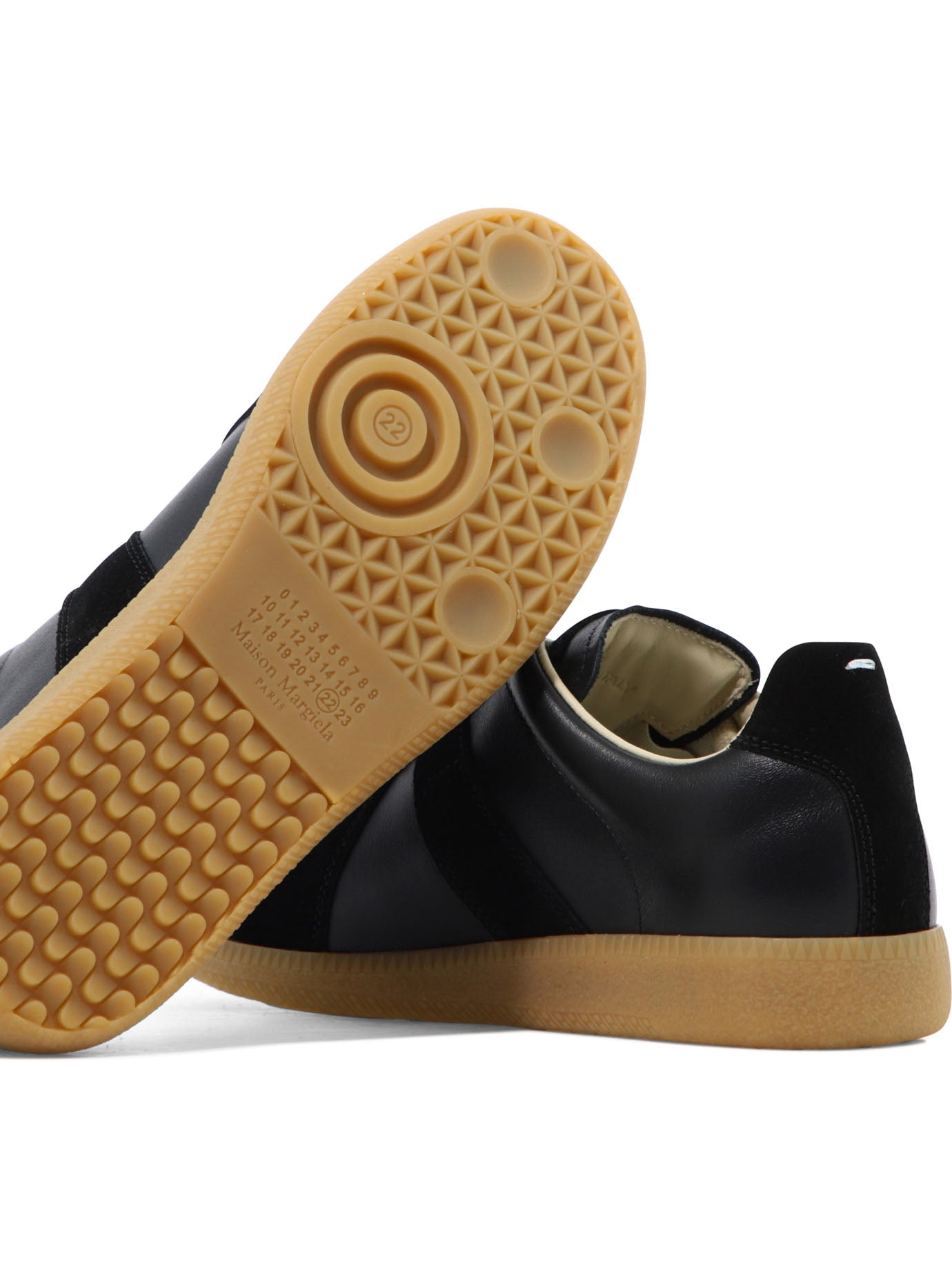 Maison Margiela "Replica" Low-Top Sneakers - Black