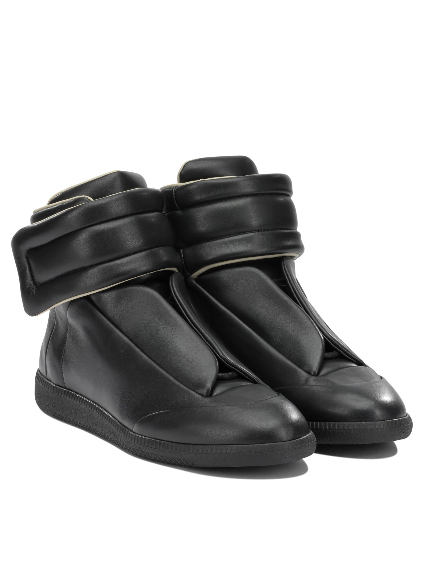 Maison Margiela "Future" High-Top Sneakers - Black