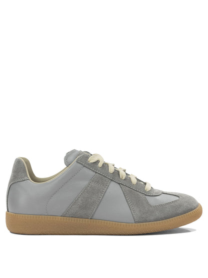 Maison Margiela "Replica" Low-Top Sneakers - Light Blue