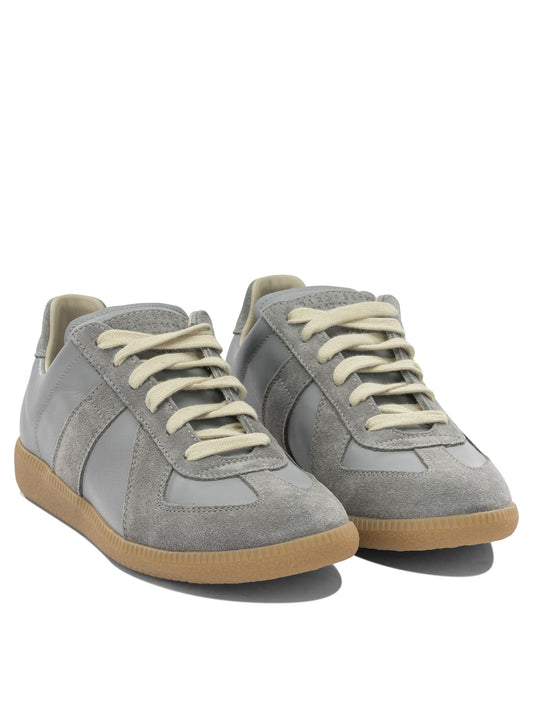 Maison Margiela "Replica" Low-Top Sneakers - Light Blue