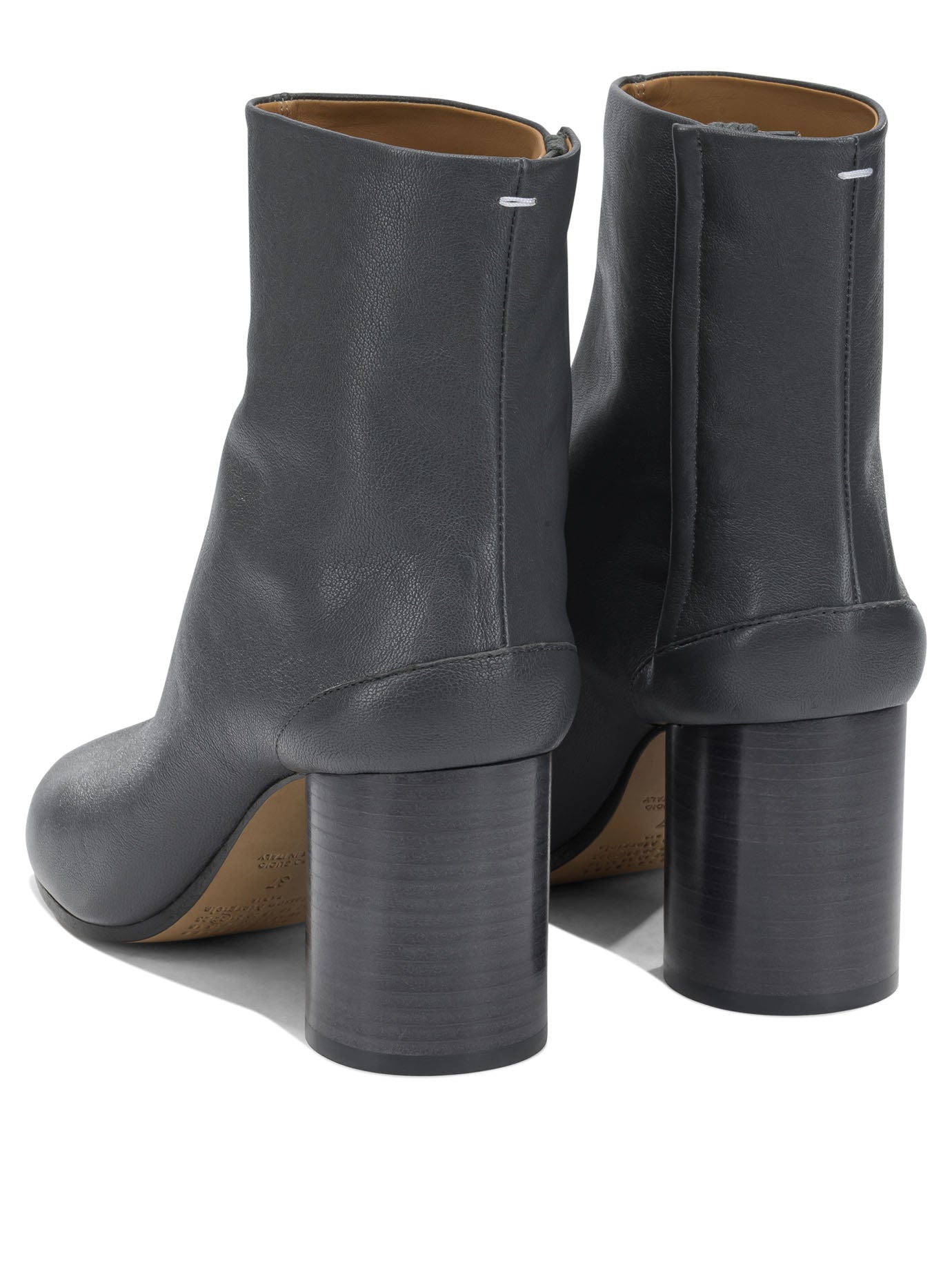 Maison Margiela "Tabi" Ankle Boots with Hooks - Grey