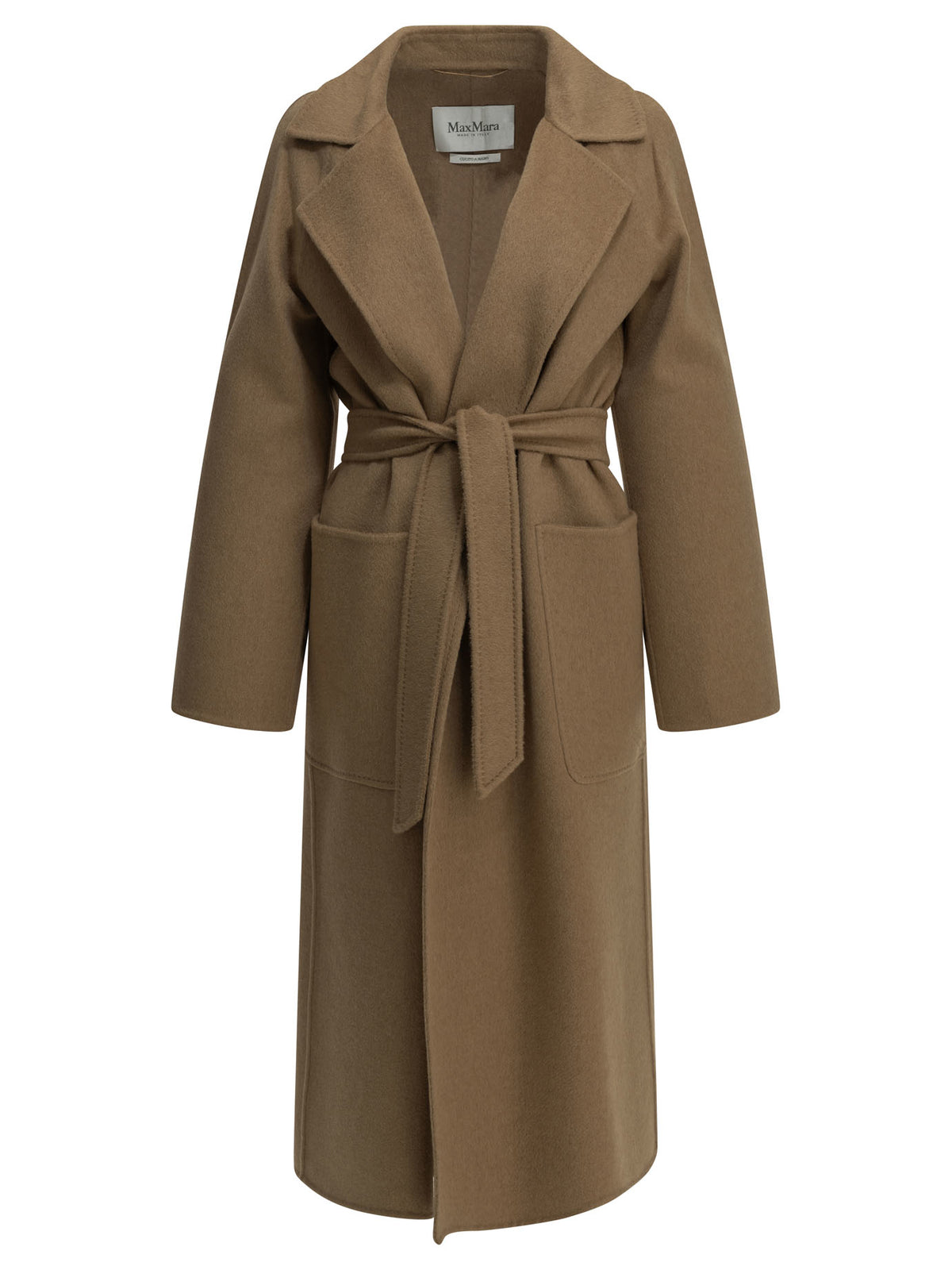 Max Mara "Ready Icon Coat" Long Coat - Beige